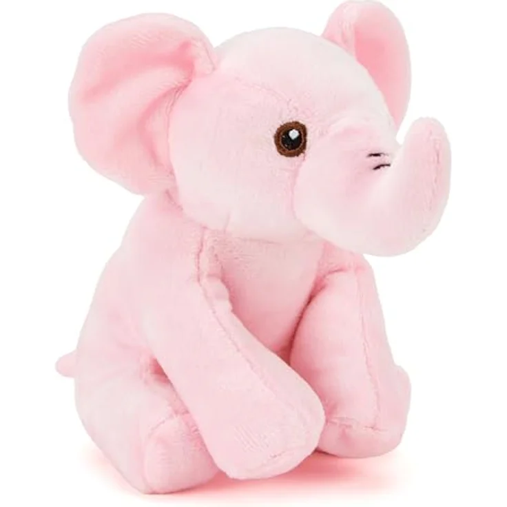 Zappi Co Rosi der rosa Elefant Plüschtier, 15 cm, weich und kuschelig, 100% recycelte Materialien, maschinenwaschbar – Bild 1