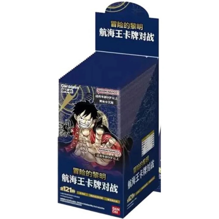 Bandai One Piece Card Game Romance Dawn Booster Display OP01, 24 Packs, Chinesisch