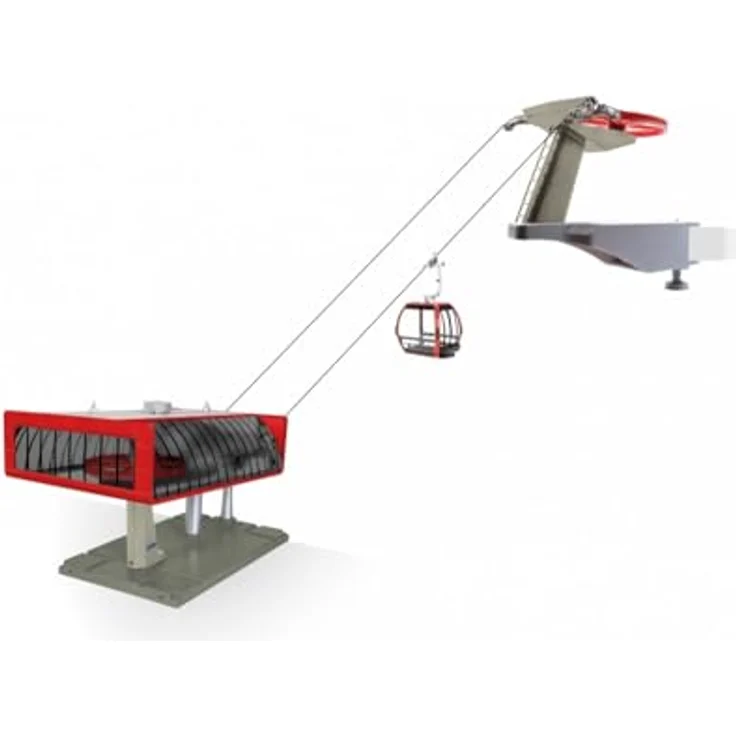 Jagerndorfer 1/32 Kabelbaan D-line, Schwarz/Rot, Modellfahrzeug für Spielbahn, Jc84381 – Bild 1