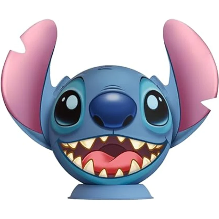 Ravensburger 3D Puzzle 11574 - Puzzle-Ball Stitch mit Ohren - für kleine und große Stitch und Disney Fans ab 6 Jahren – Bild 2