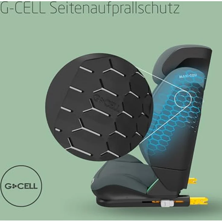 Maxi-Cosi Kindersitz RodiFix S i-Size mit G-Cell Seitenaufprallschutz & Isofix - Tonal Graphite – Bild 3