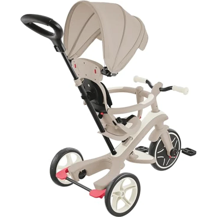 Globber Explorer Trike 4in1 ECO, flexibles 4-in-1 Kinderfahrzeug mit höhenverstellbarem Sicherheitssitz und UV-Sonnenschutzverdeck – Bild 2