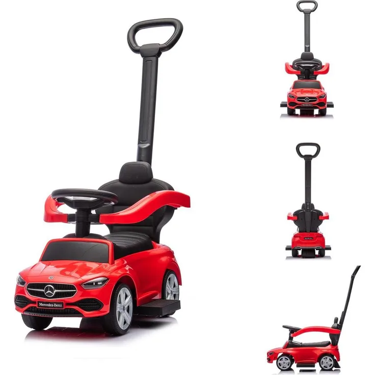 Chipolino Rutschauto Mercedes C-Klasse, mit Schiebegriff, Hupe und Stauraum, für Kinder 12-36 Monate, bis 25 kg