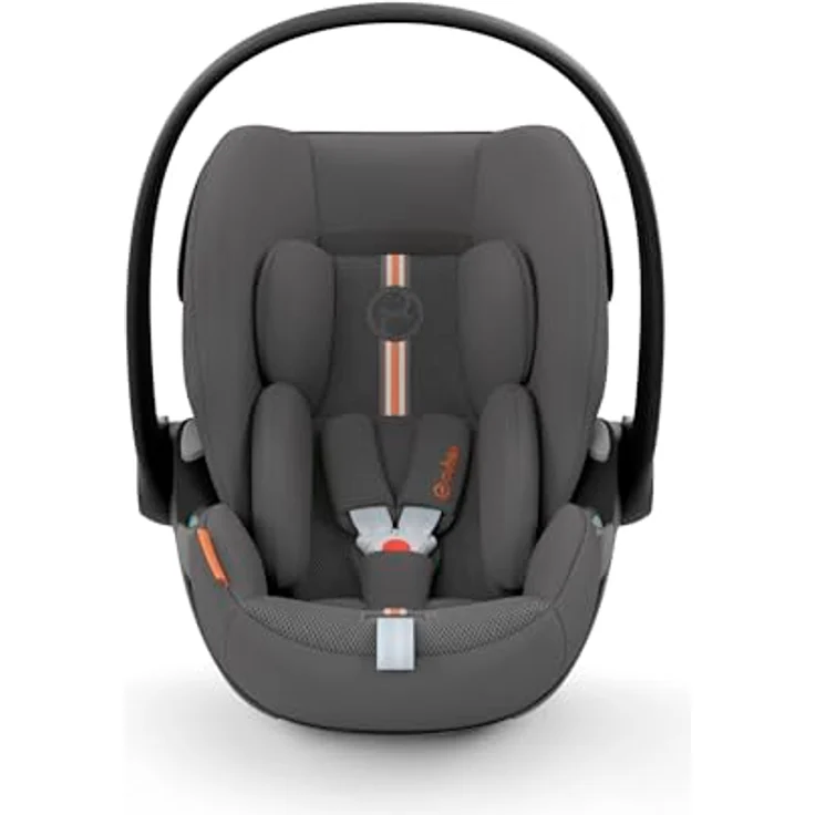 CYBEX Gold Babyschale Cloud G i-Size Plus, Inkl. Neugeboreneneinlage, Ab Geburt bis ca. 24 Monate, Für Kinder ab 40 cm bis 87 cm, Max. 13 kg, Lava Grey – Bild 2