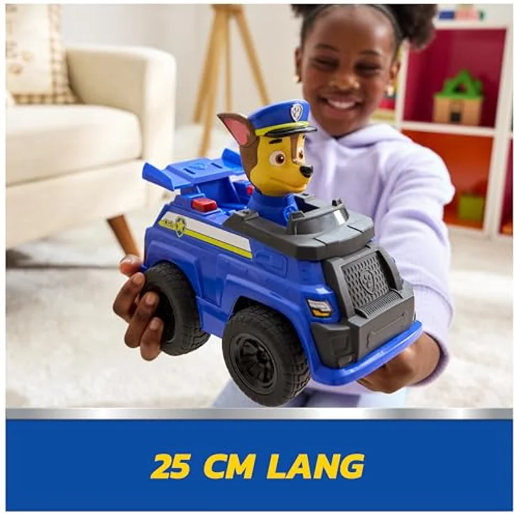 Amigo Paw Patrol RC Chase, ferngesteuertes Polizeiauto mit LED-Lichtern für Kinder ab 3 Jahren – Bild 5
