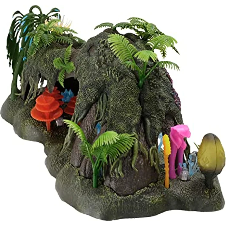 Mcfarlane Toys Avatar W.o.p Deluxe Playset Omatikaya Regenwald mit Jake Sully Figur, mehrfarbig, mit Schwarzlichtlampen und 6 Artikulationspunkten – Bild 7