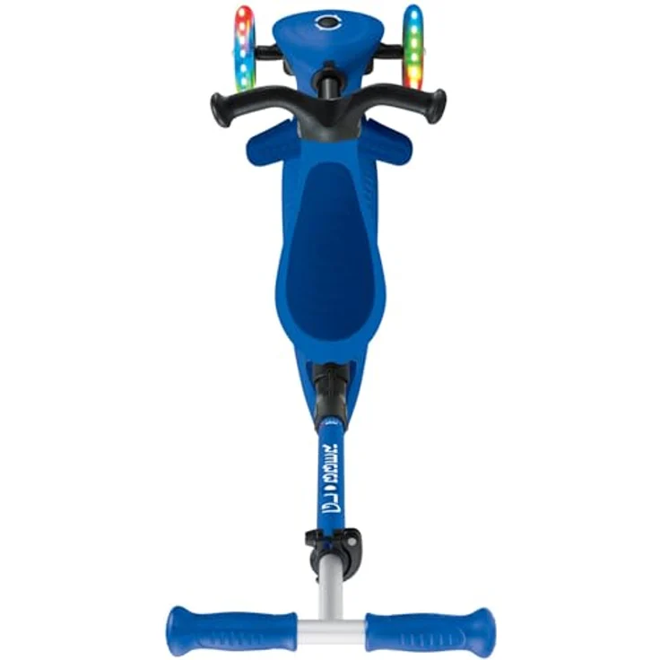 authentic sports & toys Globber Go-Up Active Lights 3-in-1 Kinderfahrzeug / Dreirad, Laufrad und Scooter, mit batterielosen LED-Leuchtrollen, in Zweifarben-Design – Bild 5