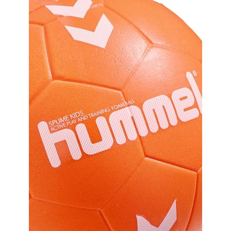 hummel Spume Junior Handball Ball 0, Orange/Weiß – Bild 3