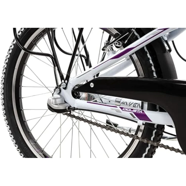 Ciclista Kinderfahrrad Adventure 3 20 Trapez, 3 Gang Shimano Nexus 3 Rücktritt Schaltwerk, Kinderrad 20 Zoll Junge Mädchen weiß – Bild 2