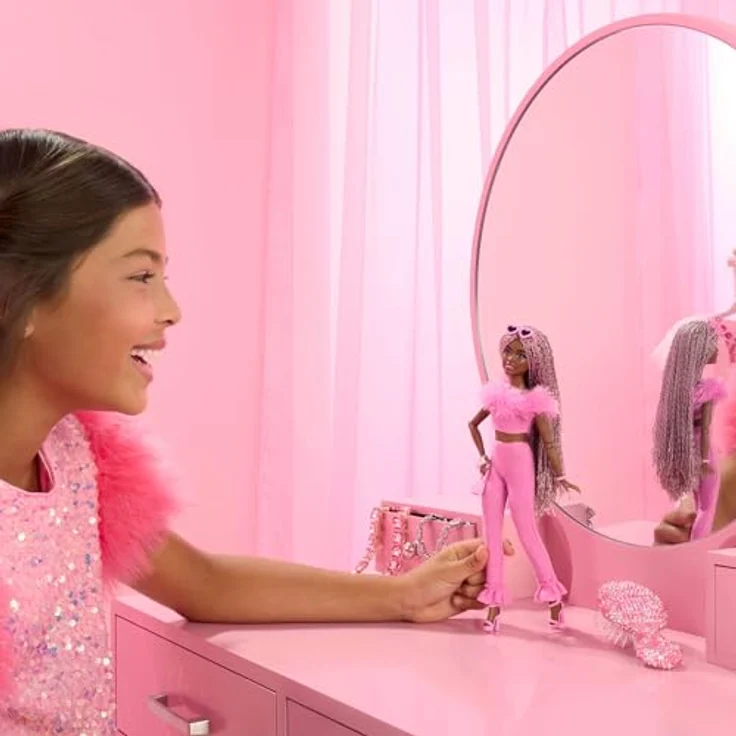 Barbie Anziehpuppe Barbie Deluxe Style - Fell – Bild 2