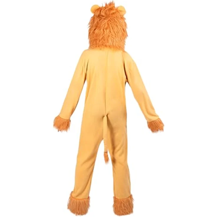 Funidelia Löwen Kostüm für Erwachsene, Overall mit Kopf und Schwanz, Größe S - M, Braun - ideal für Partys, Karneval & Halloween – Bild 2