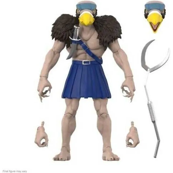 Super7 Thundercats Ultimates! Actionfigur Wave 13 Vultureman, 18 cm mit Zubehör und Austauschteilen
