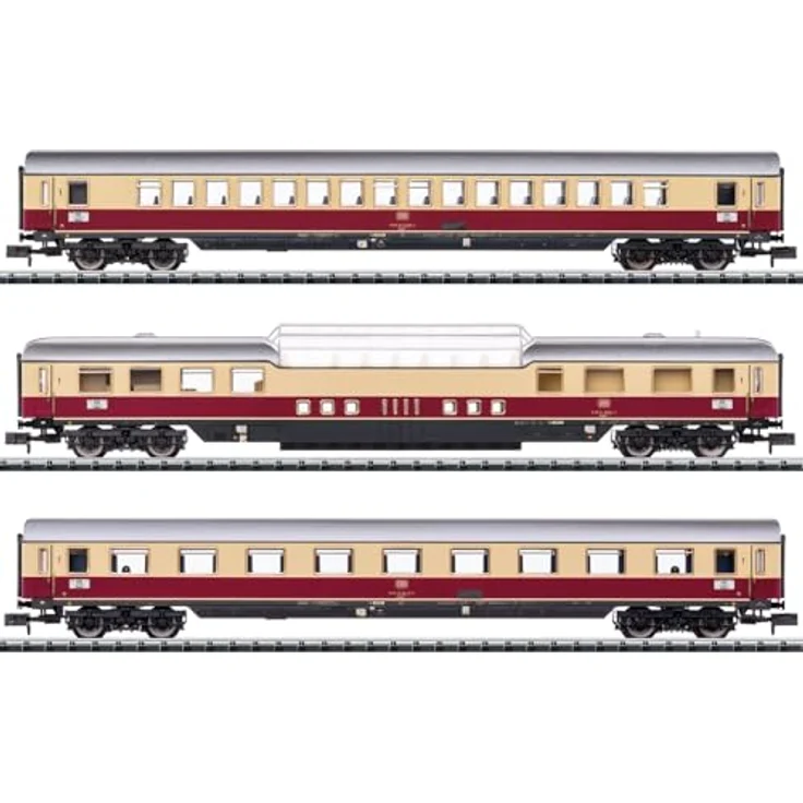 MiniTrix N Wagen-Set Tee Rheinpfeil, DB, Ep. IV, 1 Stück Modellbahn-Wagen – Bild 1
