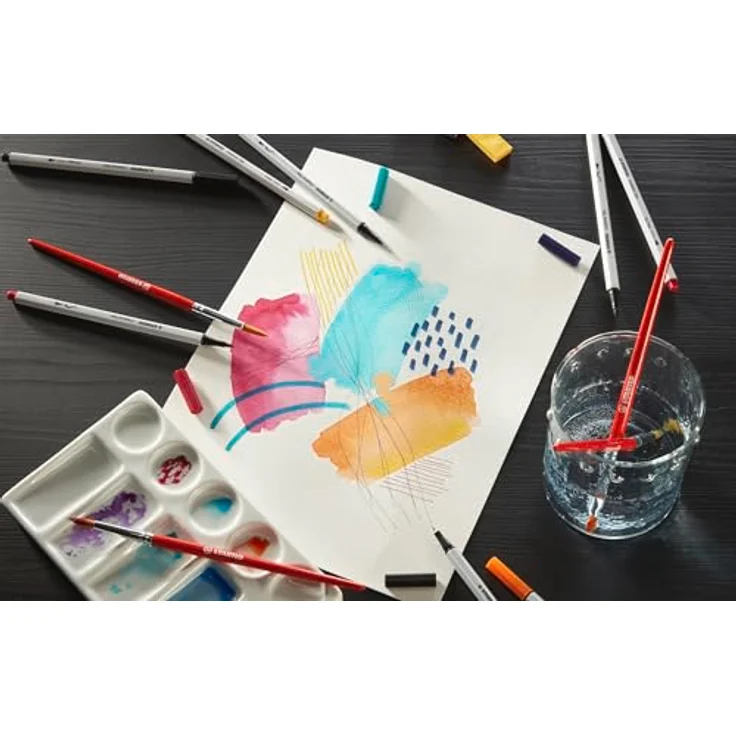 STABILO Filzstift STABILO Creative Tips ARTY Multiliner-Set - PASTEL - 30er Metalletui – Bild 9