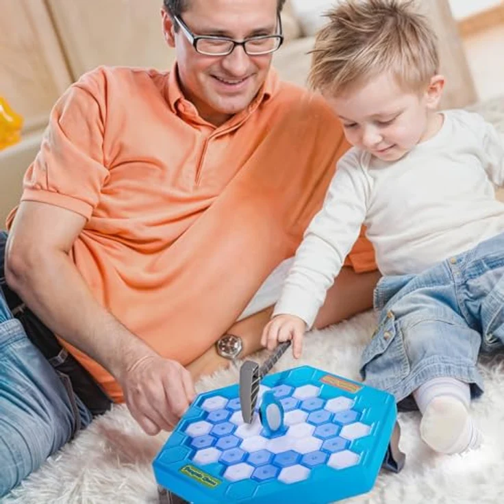 all Kids United® Rettet den Pinguin actiongeladenes Familien-Brettspiel Gesellschaftsspiel für Kinder ab 3 Jahren und Erwachsene – Bild 5