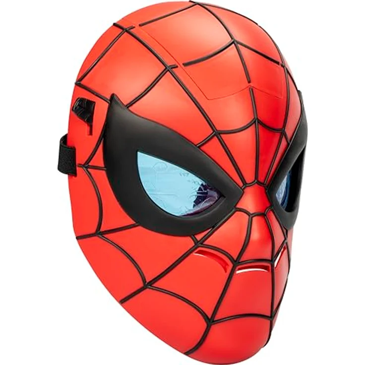 Hasbro SPIDER-MAN-Man Marvel Maske mit Lichteffekt, für Kinder ab 5 Jahren, verstellbarer Riemen, klassisches Spider-Man-Design in Rot, Blau und Schwarz – Bild 1