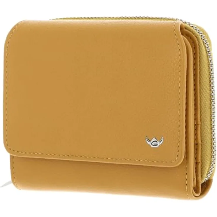 Golden Head Madrid Geldbörse RFID Leder, 11,5 cm, viel Stauraum, gelb