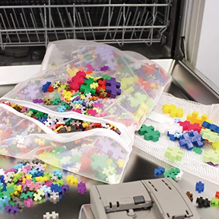 Plus-Plus Big Large Wheel Mix, 48 Teile Bauset für Kinder - Ineinandergreifende Bausteine, fördert STEM-Fähigkeiten, 100% recyclebar – Bild 5