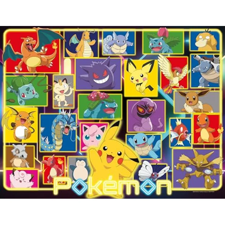 Ravensburger Puzzle 12001130 - Leuchtende Pokémon - 2000 Teile Puzzle für Erwachsene und Kinder ab 14 Jahren, Yellow – Bild 1