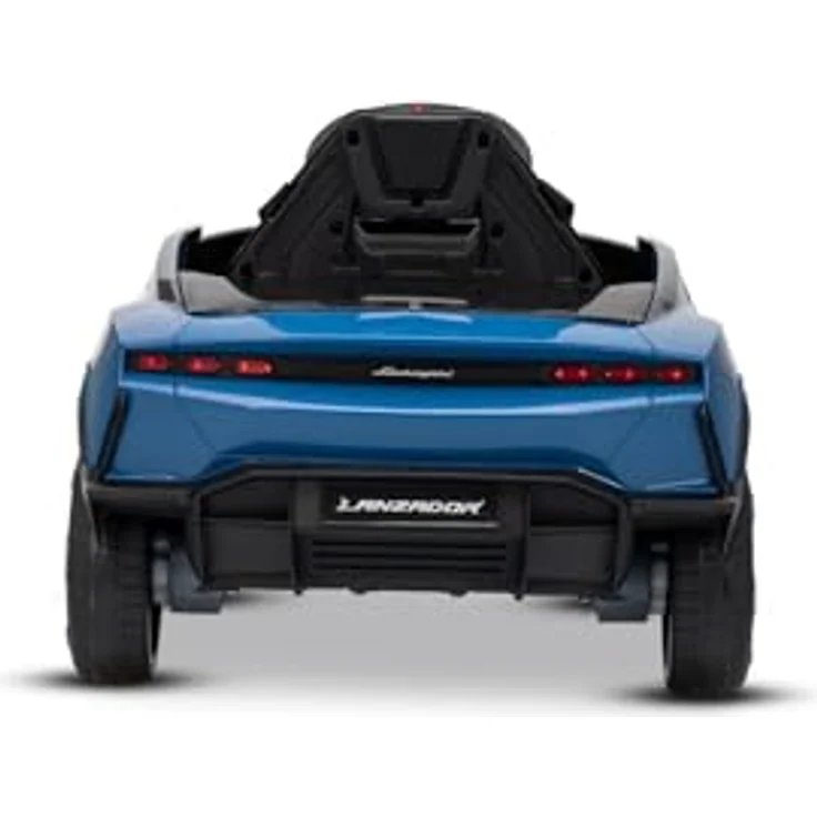Beneo Elektrisches Ride-on-Auto Lamborghini Lanzador 12V, lizenziert, blau, mit Lithiumbatterie, LED-Beleuchtung, 2,4-GHz-Fernbedienung, MP3-Player und breitem Sitz – Bild 6