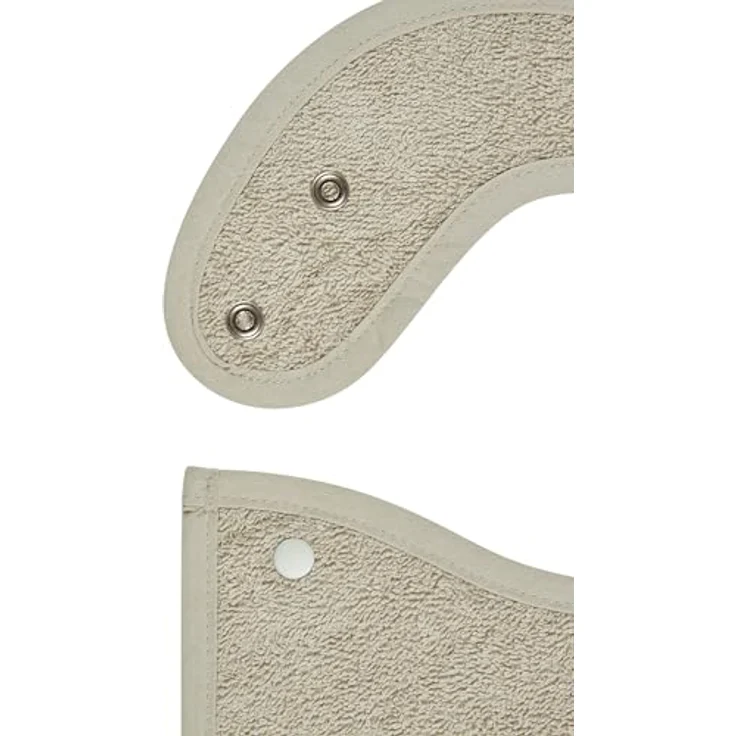 Sterntaler Lätzchen Löwe Leo – Saugfähige Baumwolle mit Druckknopfverschluss – Weich & hautfreundlich für Babys - steingrau – Bild 4
