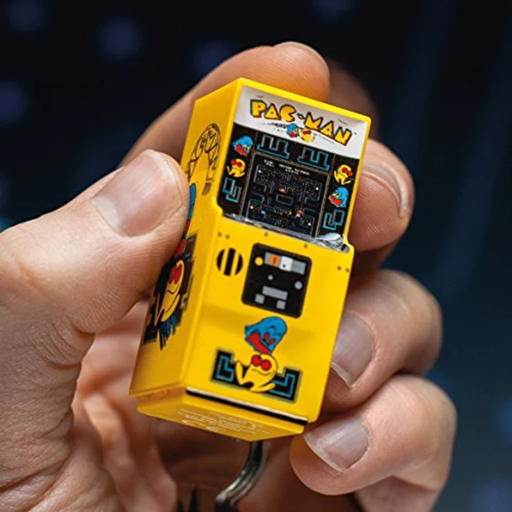 Paladone Namco Pac-Man Mini-Arcade-Schlüsselanhänger, hochwertiges Produkt – Bild 3