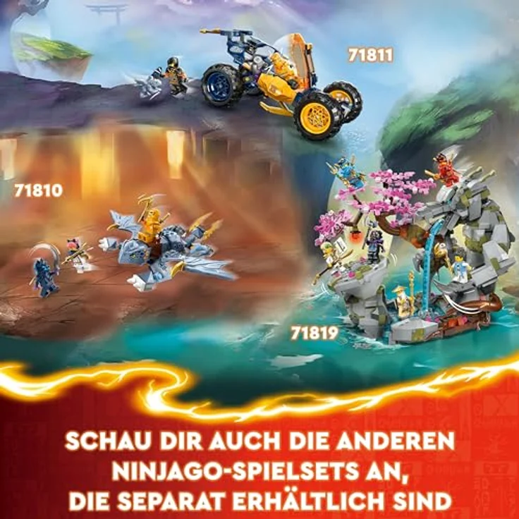 LEGO® Konstruktionsspielsteine Kais Ninja-Kletter-Mech (71812), LEGO® NINJAGO, (623 St), Made in Europe – Bild 9