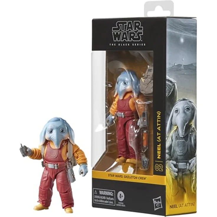 Star Wars The Black Series Neel (at Attin) Action-Figur, 15 cm mit Rucksack, Taschenlampe und Kommunikator – Bild 1