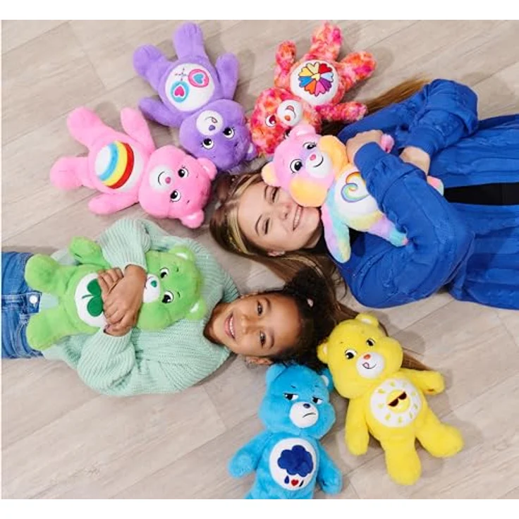 Simba Glücksbärchi Kuscheltier 35cm, grünes Plüschtier mit vierblättrigem Kleeblatt, in Geschenkbox, für Kinder und Erwachsene – Bild 4