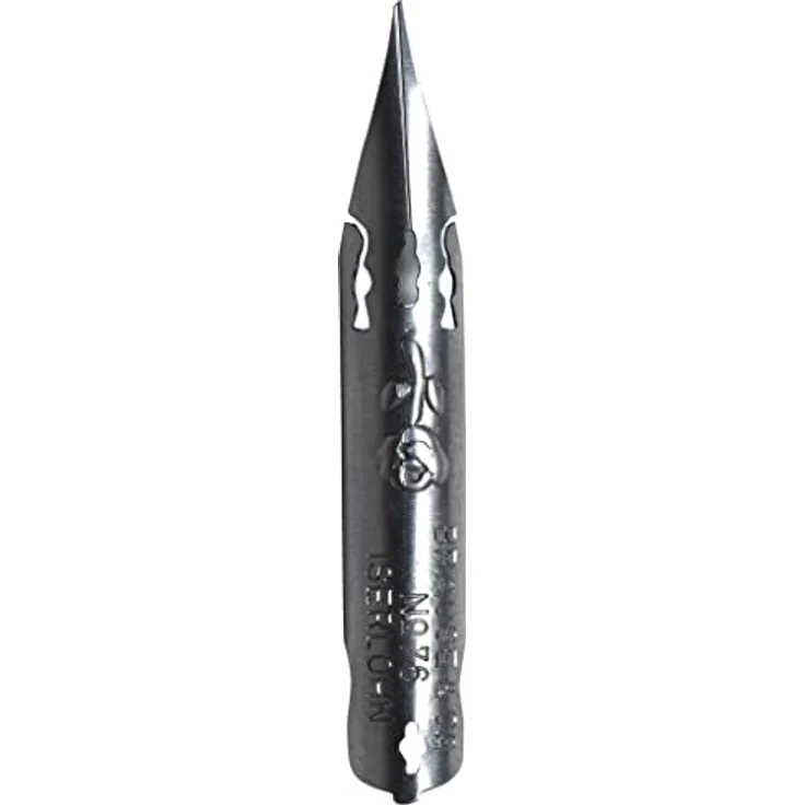 Brause Rosenfedern, hochwertige Schreibfedern aus gehärtetem Stahl, 0,45 mm Strichbreite, elegantes Design für Kalligrafie und kreatives Schreiben, 15er Pack – Bild 1