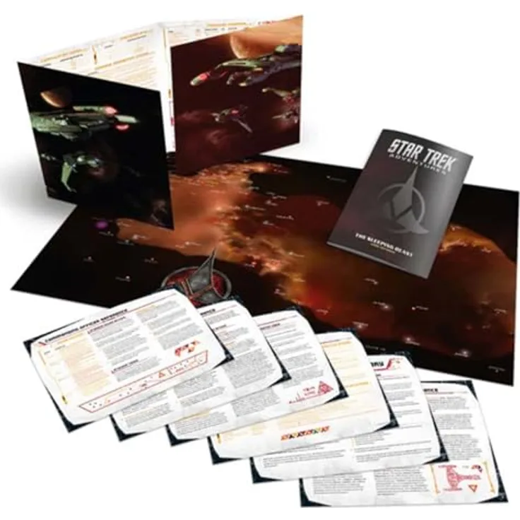 Modiphius Entertainment Star Trek RPG Klingon Empire Gamemaster Toolkit, 4-teiliger Spielleiterbildschirm mit Regelübersichten und 20-seitigem Abenteuer
