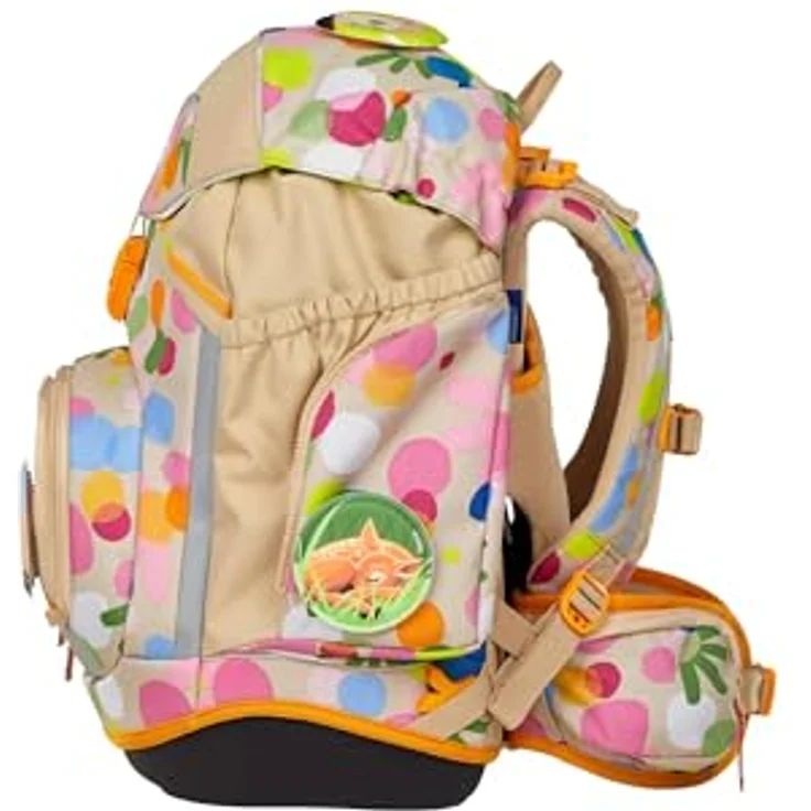 ergobag Pack Set, ergonomischer Schulranzen flexibel 6-teilig, für 1. Klasse Grundschule, mit höhenverstellbarem Tragesystem, stabiler wasserdichter Bodenwanne und individualisierbaren Kletties – Bild 3