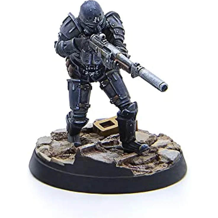 Modiphius Fallout: Wasteland Warfare - Brotherhood of Steel: Combat Patrol, Miniaturenset für Sammelfiguren aus der Capital-Welle – Bild 6