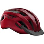 MET Casco Helm, Allroad, Rot, Mattschwarz, S, Kinderfahrradhelm