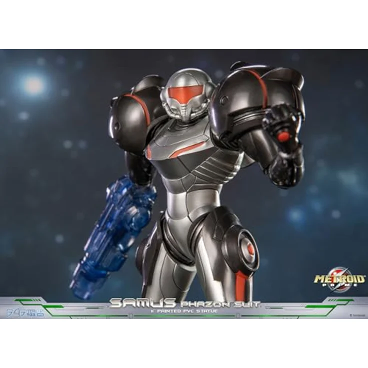 First4Figures Metroid Prime, PVC-Sammelfigur von Samus im Phazon Suit mit Screw Attack Basis, Standard Edition – Bild 4