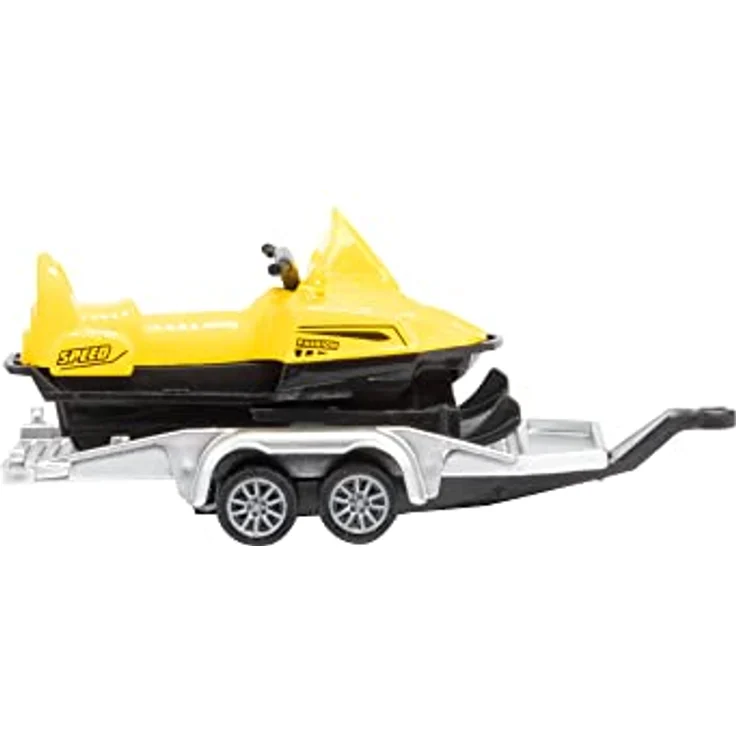 Toi-Toys Metal Pull Back Camper mit Anhänger und Snowmobile, geeignet für Kinder ab 3 Jahren – Bild 6
