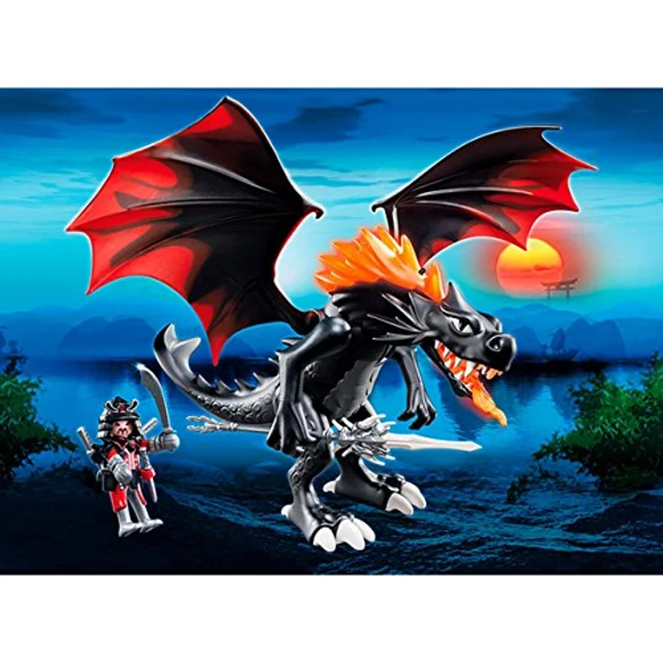 PLAYMOBIL - Riesen-Kampfdrache mit Feuer-LEDs 5482 – Bild 3