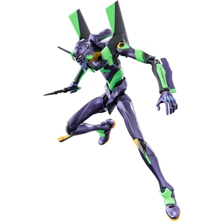 Blokees Evangelion Test Type-01 Action Edition, detailreiche Sammelfigur mit authentischem Entry Plug-Mechanismus und dynamischem Doppelgelenk-System, Mehrfarbig aus Acrylnitril-Butadien-Styrol (ABS) – Bild 9