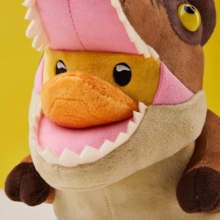 TUBBZ Plüsch-Ente Jurassic Park - Trex, 100% Polyester, Maschinenwaschbar, 17.5cm x 23cm x 14.5cm – Bild 5