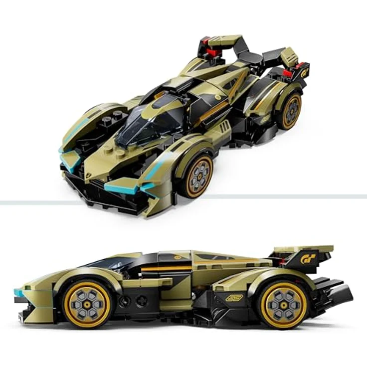 LEGO Speed Champions Lamborghini Lambo V12 Vision GT Supersportwagen, Spielzeugauto mit Minifigur und authentischen Details, für Kinder und Gamingfans 76923 – Bild 3