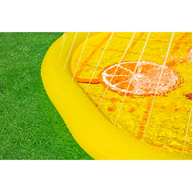 BESTWAY Wassermatte Sunny Pineapple, Planschbecken mit Wassersprinkler, 196x165 cm, strapazierfähiges PVC – Bild 8