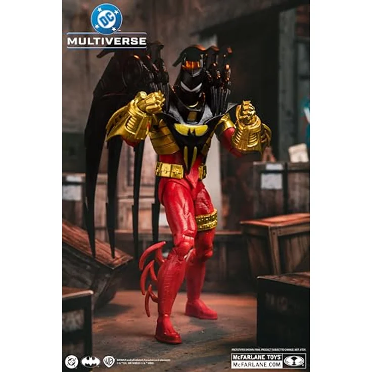 McFarlane DC Multiverse Azrael Batman (Knightquest), detailreiche Actionfigur, 19 cm mit Zubehör und Base – Bild 10