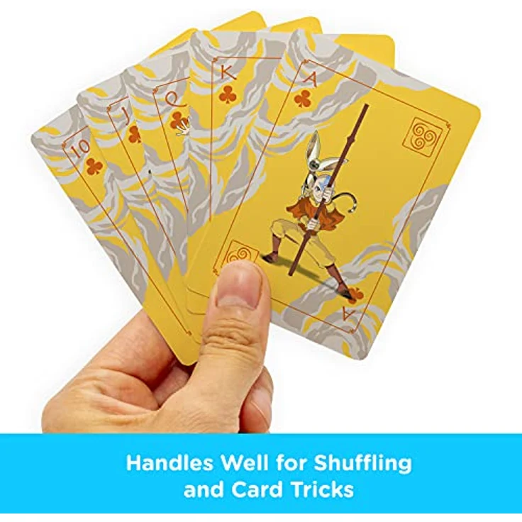 Aquarius Avatar Playing Cards - Avatar: The Last Airbender Shaped Deck of Cards for Your Favorite Card Games - Offiziell Licensed The Office Merchandise & Collectibles – Bild 4