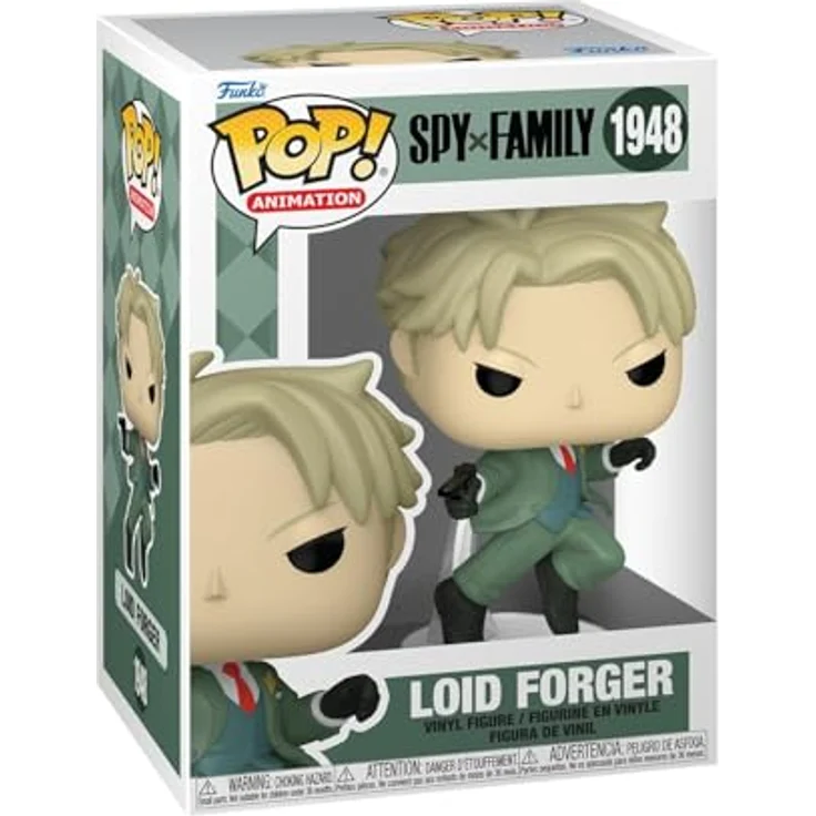 Funko Spy x Family Loid Forger Vinyl Figur 1948, Unisex Pop! Standard Sammelfigur, langlebig, Muster: Uni – Bild 1