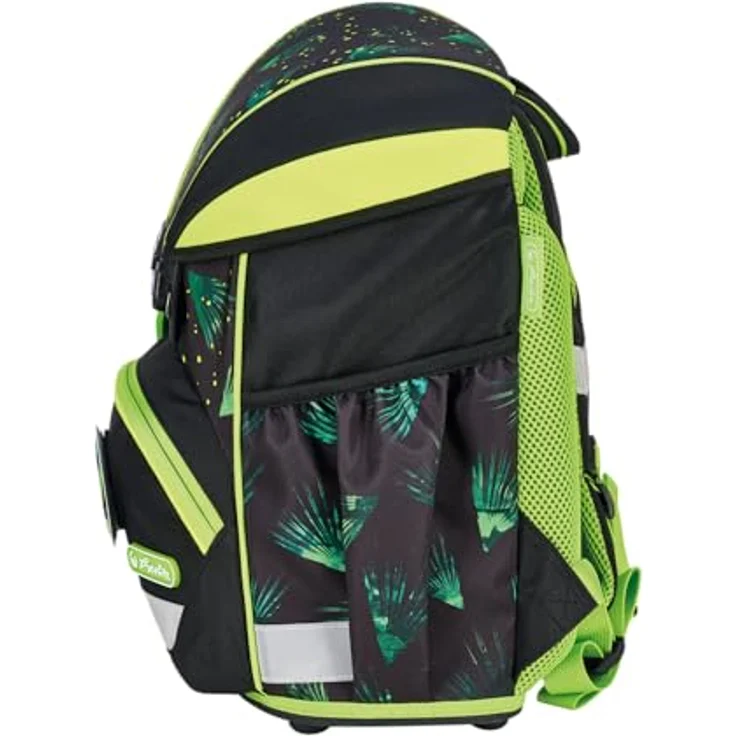 Herlitz Schulranzen Set Jungle Explorer, 6-teilig, ultraleichte ergonomische Schultasche für 1. Klasse, 22 L, wasserabweisend, mit Reflexmaterialien – Bild 3