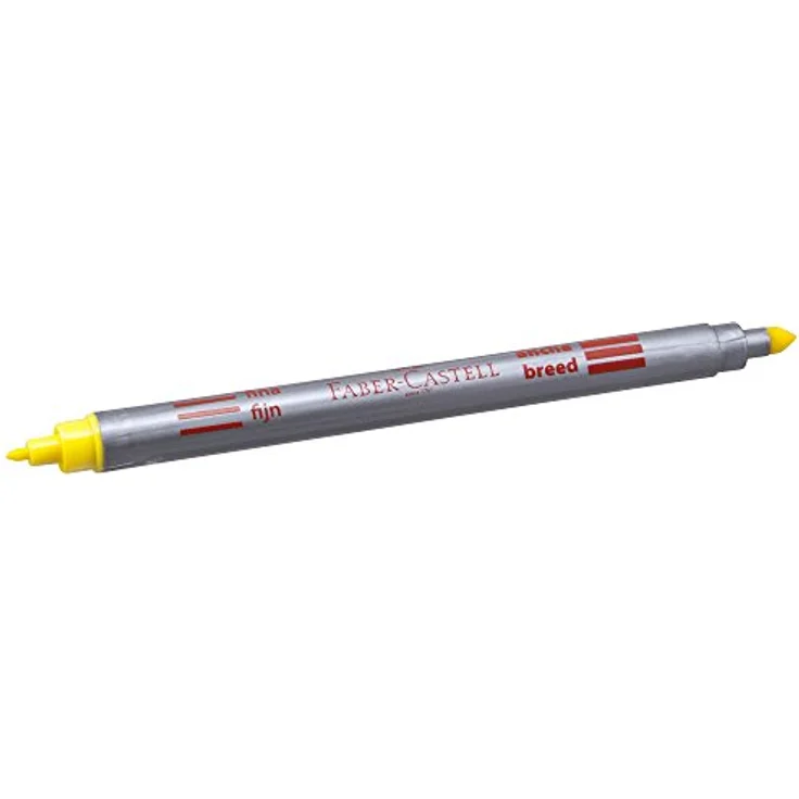 Faber-Castell Filzstift 10 Filzstifte Doppelender fein & breit farbsortiert, Malerlebnis in verschiedenen Farben – Bild 3