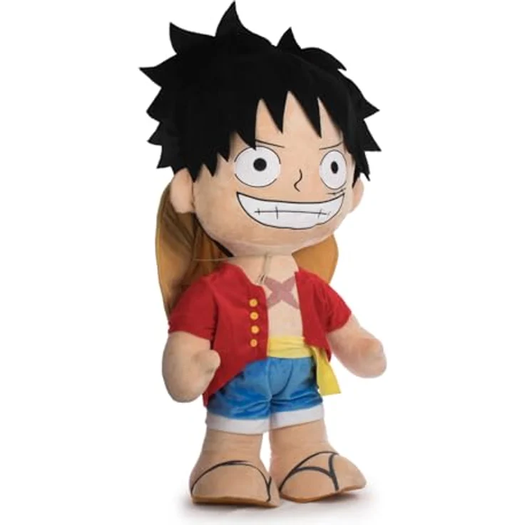 BARRADO One Piece Plüschtier Luffy, 80 cm, offizielles Lizenzprodukt für Kinder ab 0 Monaten, groß – Bild 2
