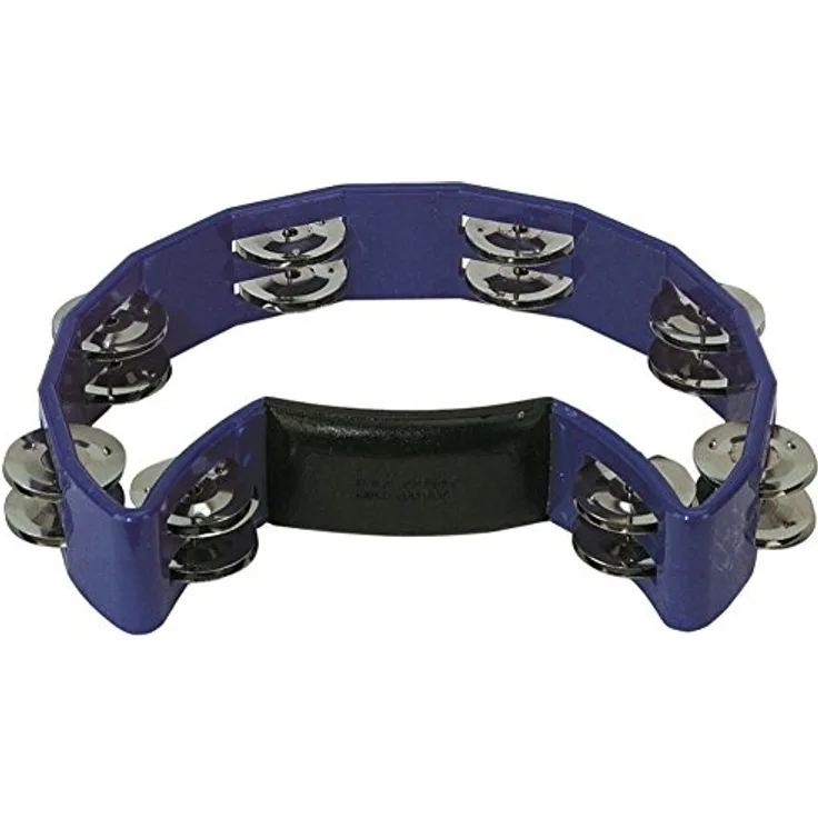 BSX Schellenring Halbmond (16-Paar verchromte Schellen) blau