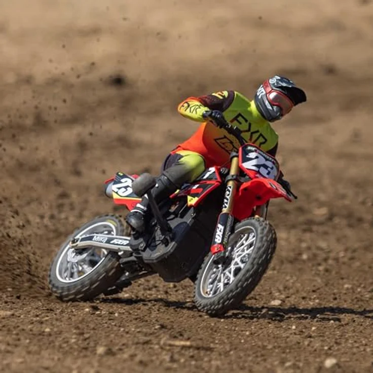 Losi Promoto-MX 1:4 RTR, Ferngesteuertes Motorrad mit bürstenlosem Elektromotor und Allradantrieb – Bild 8