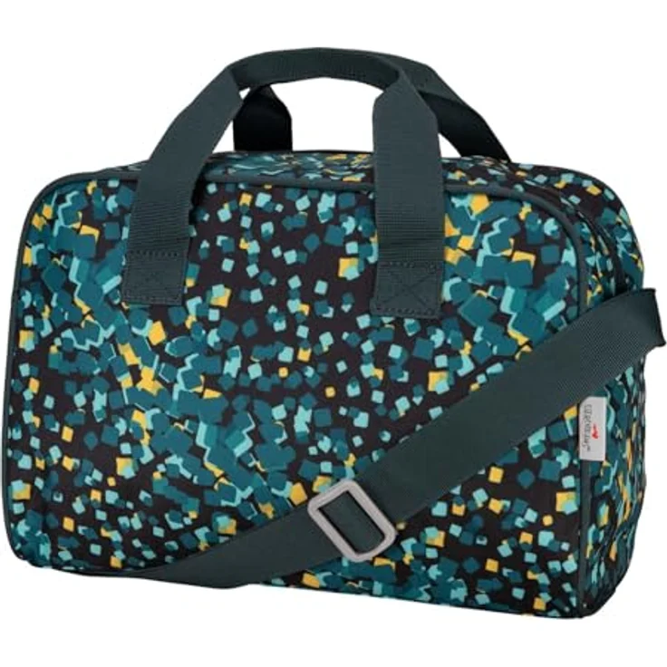 DerDieDas Sporttasche 35 cm, Kindersporttasche in Dino Time, 100% Polyester, grün – Bild 2